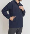 Mono B Jacob Fleece Hoodie In Navy