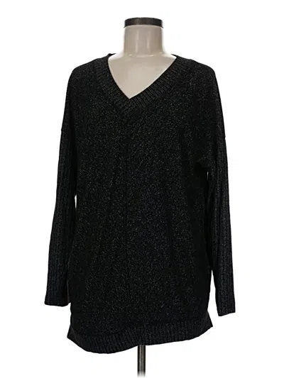 Pre-owned Mono B Long Sleeve Blouse In Black