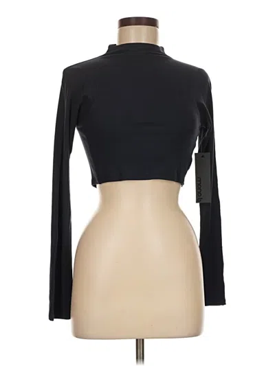 Mono B Long Sleeve Top Black Turtleneck Tops