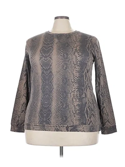 Pre-owned Mono B Long Sleeve T-shirt In Gray