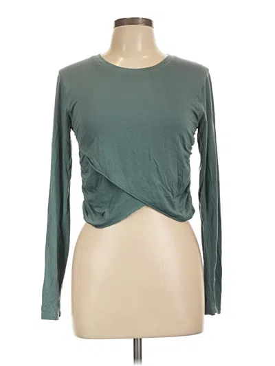 Pre-owned Mono B Long Sleeve T-shirt In Green