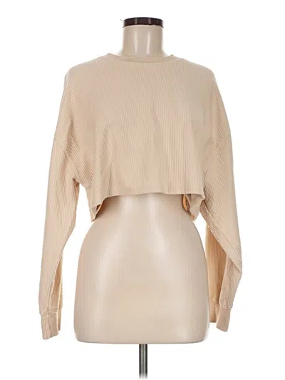 Pre-owned Mono B Long Sleeve T-shirt In Tan