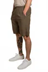 Mono B Men's Active Do It All Shorts In Olive In Green