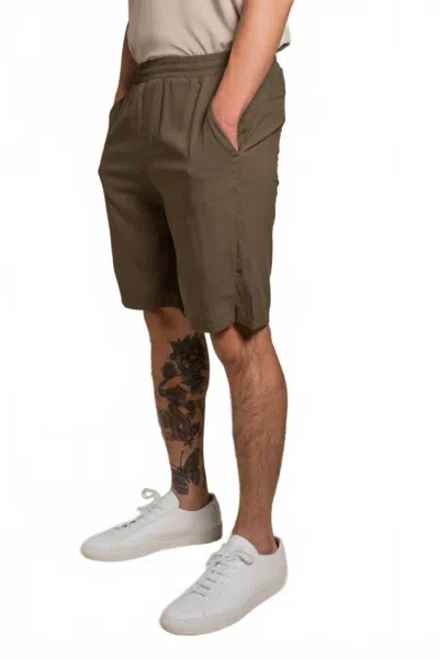 Mono B Men's Active Do It All Shorts In Olive In Gray