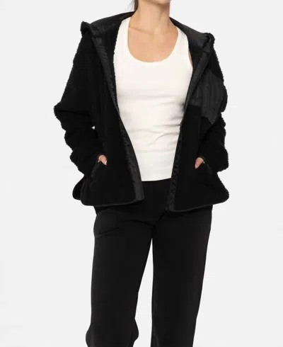 Mono B Millie Sherpa Jacket In Black