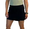 Mono B Nylon Utility Active Skort In Black In Black