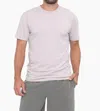 Mono B Pima Cotton And Spandex Premium Tee In Oat In Neutral