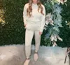 Mono B Plus Size Elevated Joggers In Natural