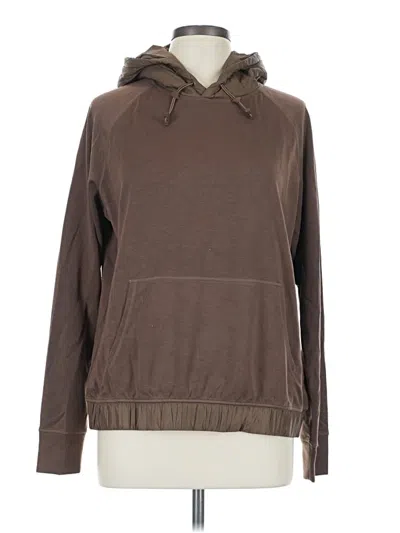 Pre-owned Mono B Pullover Hoodie In Brown