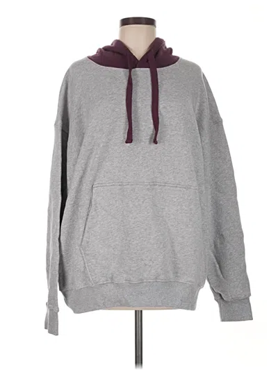 Pre-owned Mono B Pullover Hoodie In Gray