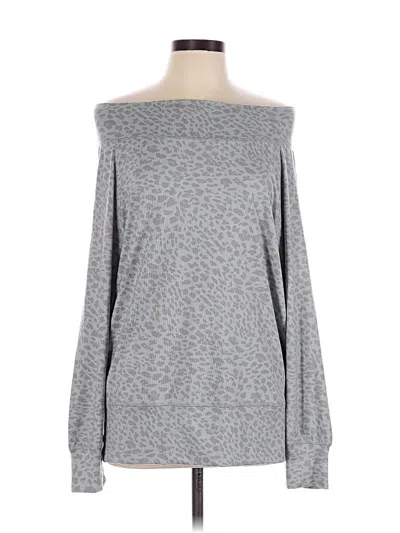 Pre-owned Mono B Pullover Sweater In Gray