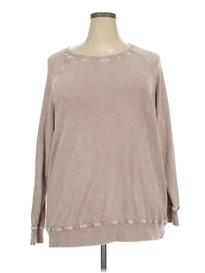 Pre-owned Mono B Pullover Sweater In Tan