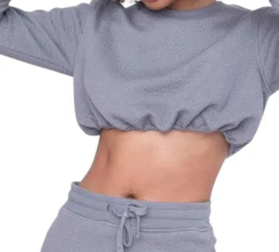 Mono B Quilted Bubble Set In Moon Mist