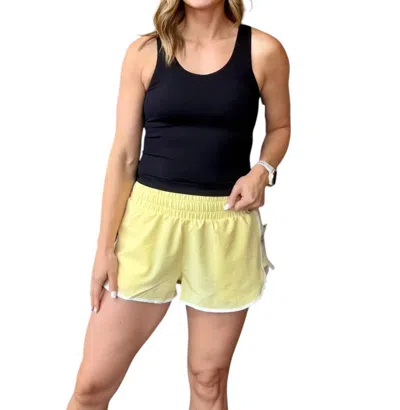 Mono B Seamless Ribbed Tank Top In Black In Blue