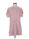 Mono B Short Sleeve Top Pink Crew Neck Tops In Pink