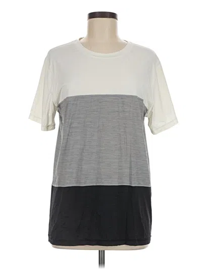 Pre-owned Mono B Short Sleeve T-shirt In Gray