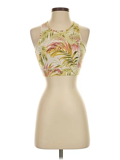 Pre-owned Mono B Sleeveless Blouse In Gold