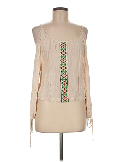 Pre-owned Mono B Sleeveless Blouse In Ivory