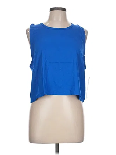 Pre-owned Mono B Sleeveless Top Blue Boatneck Tops