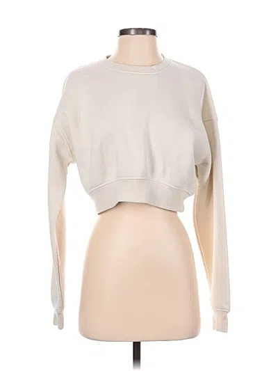 Pre-owned Mono B Sweatshirt In Ivory