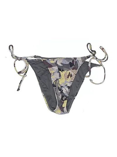 Pre-owned Mono B Swimsuit Bottoms In Gray