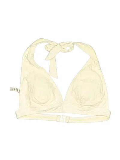 Pre-owned Mono B Swimsuit Top Ivory Swimwear In White