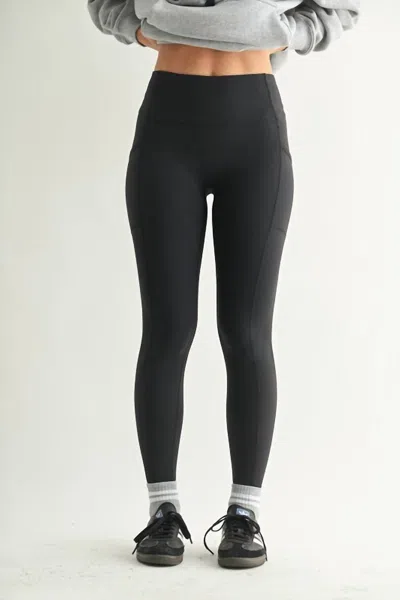 Mono B Swoop Leggings In Black