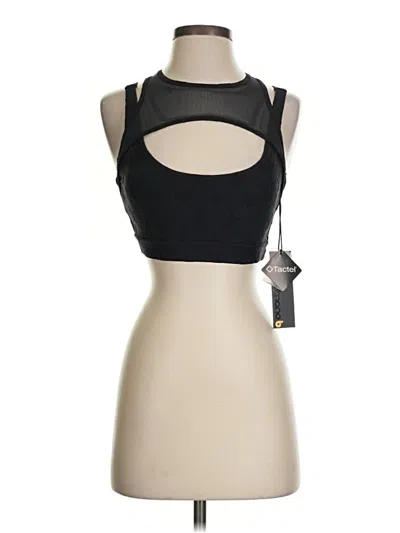 Mono B Tank Top Black Halter Neckline Tops