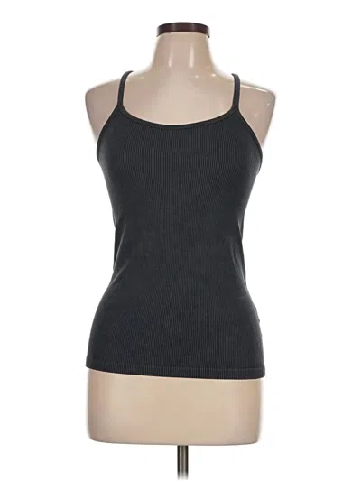 Pre-owned Mono B Tank Top Black Halter Neckline Tops
