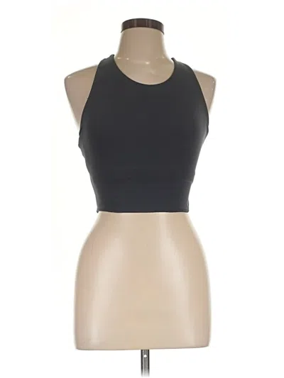 Pre-owned Mono B Tank Top Black Halter Neckline Tops