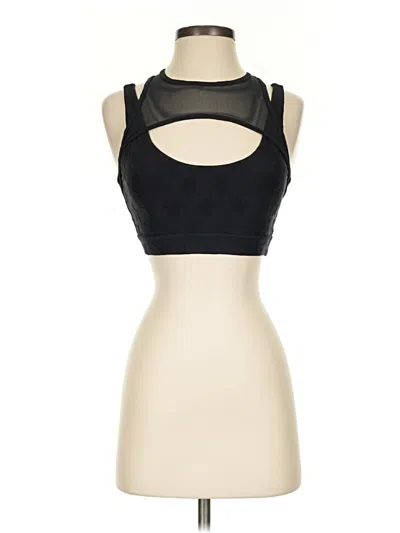Mono B Tank Top Black Strapless Neckline Tops