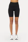Mono B Venice Cloud Light Sculpt Biker Shorts In Black In Black
