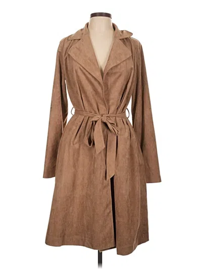 Pre-owned Mono B Trenchcoat In Brown