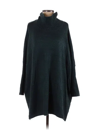 Pre-owned Mono B Turtleneck Sweater In Teal