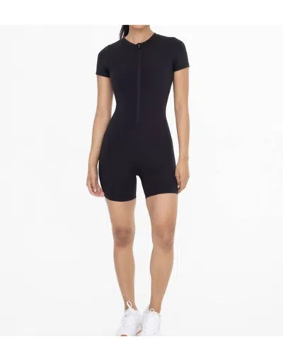 Mono B Venice Cycle Romper In Black
