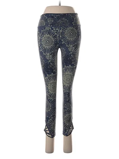 Pre-owned Mono B Yoga Pants In Blue
