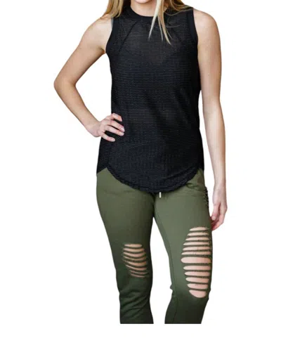 Mono B Zone In Workout Top In Black