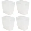 Mono Small Rectangular Bathroom Trash Cans