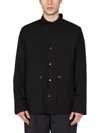 Monobi Cotton And Nylon Jacket In Black