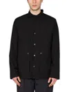 Monobi Cotton And Nylon Jacket In Black