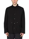 Monobi Cotton And Nylon Jacket In Black
