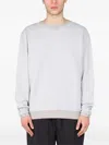 Monobi Crew-neck Panelled Sweatshirt In Gray
