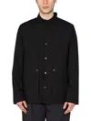 Monobi Cotton And Nylon Jacket In Black