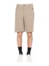 Monobi Poplin Bermuda Shorts In Beige