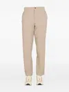 Monobi Sttraight Leg Pants In Neutral