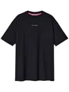 Monochrome Bandana-print Cotton T-shirt In 黑色