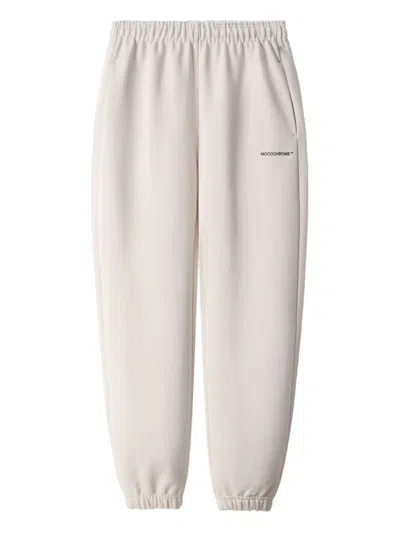 Monochrome Elastic-cuffed Track Pants In Neutral