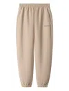 Monochrome Elasticated-cuff Track Pants In Neutral