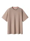 Monochrome Geometric-pattern T-shirt In Neutral