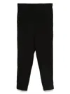 Monochrome Linen-blend Trousers